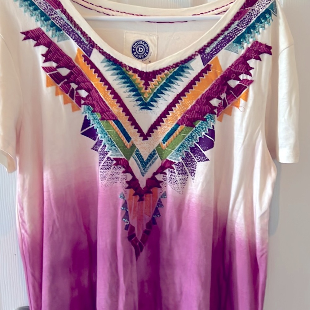 Double D Ranch embroiders top